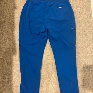 Figs Yola High Waisted 2.0 Skinny Scrub Pants - Royal Blue
